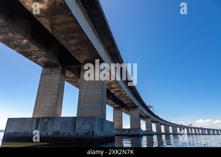 Rio-Niteroi-Brücke an der Guanabara-Bucht, Rio de Janeiro, Brasilien. Stockfoto