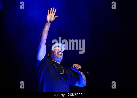 Portland, Oregon, USA. Juli 2024. Xzibit tritt am 19. Juli 2024 im Moda Center in Portland, Oregon, USA, im Summer Jam auf, präsentiert von Jamn 107,5 Radio. Foto ©Anthony Pidgeon Credit: Anthony Pidgeon/Alamy Live News Stockfoto