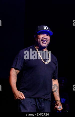 Portland, Oregon, USA. Juli 2024. Xzibit tritt am 19. Juli 2024 im Moda Center in Portland, Oregon, USA, im Summer Jam auf, präsentiert von Jamn 107,5 Radio. Foto ©Anthony Pidgeon Credit: Anthony Pidgeon/Alamy Live News Stockfoto