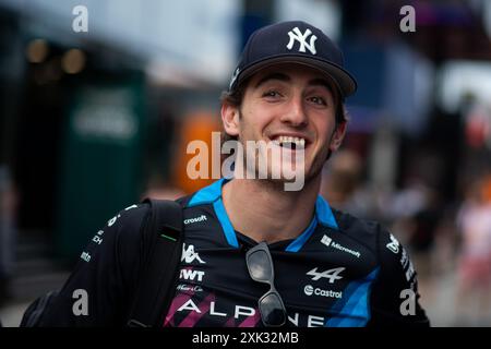 Jack Doohan (Australien, Alpine F1 Academy Team Junior), HUN, Formel 1 Weltmeisterschaft, Grand Prix von Ungarn, Hungaroring, Qualifying, 20.07.2024 Foto: Eibner-Pressefoto/Michael Memmler Stockfoto