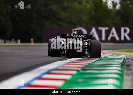 Hungaroring, Mogyorod, Ungarn. 20.Juli 2024; Nico Hulkenberg aus Deutschland und MoneyGram Haas F1-Team während des Formel-1-Grand Prix von Ungarn Stockfoto