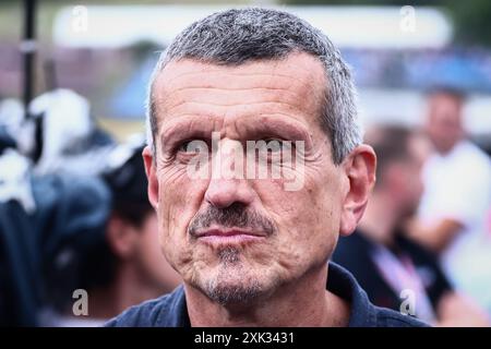Budapest, Ungarn. Juli 2024. Günther Steiner vor dem F1 Grand Prix von Ungarn am 20. Juli 2024 in Ungarn bei Hungaroring. (Kreditbild: © Beata Zawrzel/ZUMA Press Wire) NUR REDAKTIONELLE VERWENDUNG! Nicht für kommerzielle ZWECKE! Stockfoto