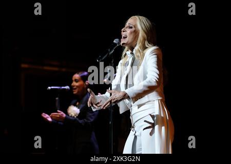 Die Sängerin Marta Sanchez tritt am 19. Juni 2024 im Teatro Albeniz auf 2024. Mit: Marta Sanchez Wo: Madrid, Spanien Wann: 19. Juni 2024 Credit: Oscar Gonzalez/WENN Stockfoto