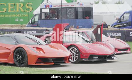 Supercar fest 2024 Sportwagen, Super Cars und Hyper Cars Stockfoto