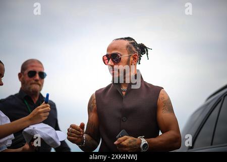 44 Lewis Hamilton, (GRB) AMG Mercedes Ineos während des ungarischen GP, Budapest 18-21. Juli 2024 Formel-1-Weltmeisterschaft 2024. Stockfoto