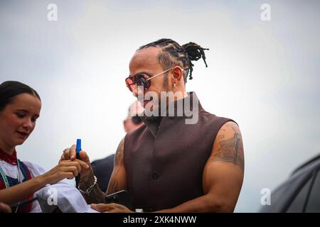 44 Lewis Hamilton, (GRB) AMG Mercedes Ineos während des ungarischen GP, Budapest 18-21. Juli 2024 Formel-1-Weltmeisterschaft 2024. Stockfoto