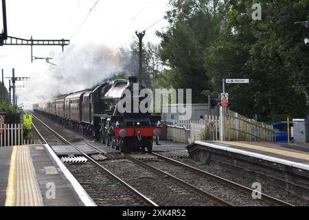 LMS Jubilee Class No. 45596 'Bahamas' in Midgham Stockfoto