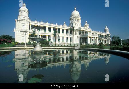 Das Lalitha Maham Palace Hotel in der Stadt Mysore in der Provinz Karnataka in Indien. Indien, Mysore, März 1998 Stockfoto