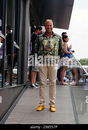 Budapest, Ungarn. Juli 2024. 21. Juli 2024, Hungaroring, Budapest, FORMEL 1 GRAND PRIX 2024 VON UNGARN, im Bild RTL-Reporter Kai Ebel Credit: dpa/Alamy Live News Stockfoto