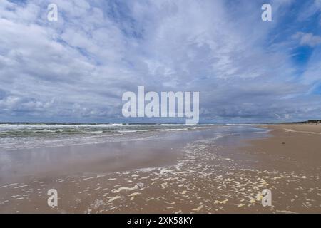 Strand an der niederländischen Nordseeküste in Callantsoog Stockfoto