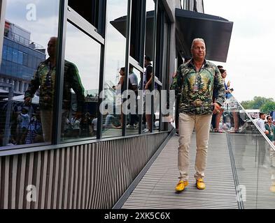 Budapest, Ungarn. Juli 2024. 21. Juli 2024, Hungaroring, Budapest, FORMEL 1 GRAND PRIX 2024 VON UNGARN, im Bild RTL-Reporter Kai Ebel Credit: dpa/Alamy Live News Stockfoto