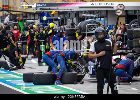 22 VERSCHOOR Richard (nld), Trident, Dallara F2 2024, Aktion während der 9. Runde der FIA Formel-2-Meisterschaft 2024 vom 19. Bis 21. Juli 2024 auf dem Hungaroring in Mogyorod, Ungarn Stockfoto