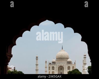 Das Taj Mahal in Agra/Indien Stockfoto