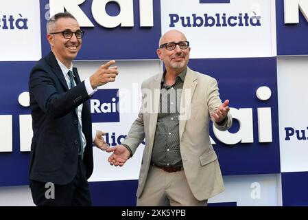 „Rai Production Center“ (Na) 19/2024 Präsentation der Zeitpläne für das Jahr 2024-2025 auf dem Foto: Gast Stockfoto