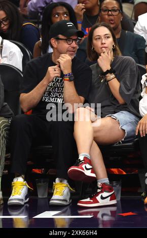 Phoenix, AZ, USA. Juli 2024. Jason Sudeikis beim WNBA All Star Game 2024 im Footprint Center in Phoenix, Arizona am 20. Juli 2024. Quelle: Mpi34/Media Punch/Alamy Live News Stockfoto