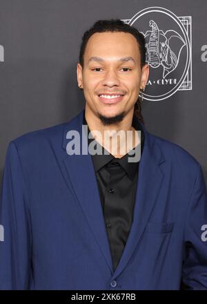 Venedig, ca. 20. Juli 2024. Mason Dean bei „A Night with Whoopi“ feiert am 20. Juli 2024 die Marken WhoopFamÕs Emma & Clyde und Whoopi & Maya in Venedig, Kalifornien. Quelle: Faye Sadou/Media Punch/Alamy Live News Stockfoto
