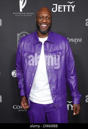 Venedig, ca. 20. Juli 2024. Lamar Odom bei „A Night with Whoopi“ feiert am 20. Juli 2024 die Marken WhoopFamÕs Emma & Clyde und Whoopi & Maya in Venedig, Kalifornien. Quelle: Faye Sadou/Media Punch/Alamy Live News Stockfoto