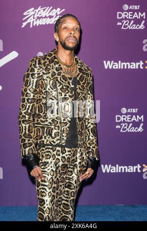 LAS VEGAS, Nevada - Aaron Lavelle bei den 39. Jährlichen Stellar Awards The Orleans Hotel & Casino Mardi Gras Ballroom in Las Vegas, Nevada, am 20. Juli 2024. Kredit: DeeCee Carter/MediaPunch Stockfoto