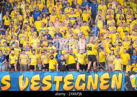 Viborg, Dänemark. Juli 2024. Superliga-Spiel zwischen Viborg FF und Broendby IF in der Energi Viborg Arena Sonntag, 21. Juli 2024. (Foto: Bo Amstrup/Scanpix 2024) Credit: Ritzau/Alamy Live News Stockfoto