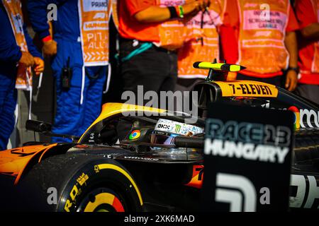 04 Lando Norris, (GRB) McLaren Mercedes während des ungarischen GP, Budapest 18-21 Juli 2024 Formel-1-Weltmeisterschaft 2024. Stockfoto