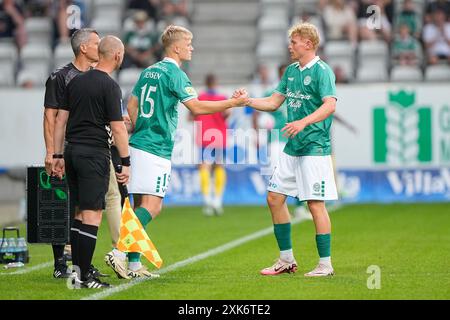 Viborg, Dänemark. Juli 2024. Superliga-Spiel zwischen Viborg FF und Broendby IF in der Energi Viborg Arena Sonntag, 21. Juli 2024. (Foto: Bo Amstrup/Scanpix 2024) Credit: Ritzau/Alamy Live News Stockfoto