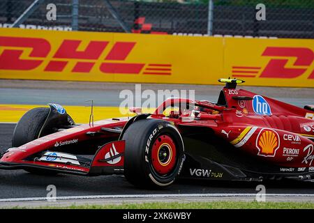 21. Juli 2024, Hungaroring, Budapest, FORMEL 1 GROSSER PREIS VON UNGARN 2024, im Bild Carlos Sainz Jr. (ESP), Scuderia Ferrari HP Stockfoto