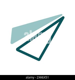 Papierebene, Meldungssymbol. E-Commerce-Zeichen. Graph-Symbol für Ihr Website-Design, Logo, App, UI. Vektorgrafik, EPS10. Stock Vektor