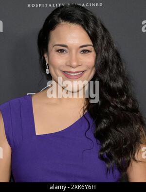 20. Juli 2024, Santa Monica, Kalifornien, USA: Alisa Reyes nimmt an „A Night with Whoopi“ Teil, um Whoopi Goldbergs neue Cannabismarke „Emma & Clyde“ (Bild: © Billy Bennight/ZUMA Press Wire) NUR ZUR REDAKTIONELLEN VERWENDUNG ZU feiern! Nicht für kommerzielle ZWECKE! Stockfoto