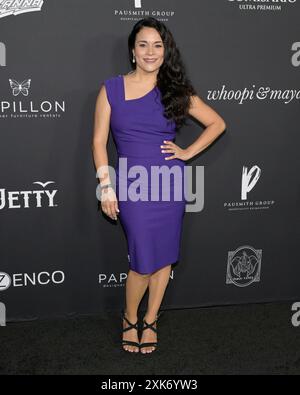 20. Juli 2024, Santa Monica, Kalifornien, USA: Alisa Reyes nimmt an „A Night with Whoopi“ Teil, um Whoopi Goldbergs neue Cannabismarke „Emma & Clyde“ (Bild: © Billy Bennight/ZUMA Press Wire) NUR ZUR REDAKTIONELLEN VERWENDUNG ZU feiern! Nicht für kommerzielle ZWECKE! Stockfoto