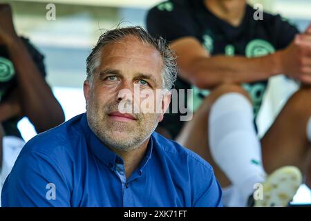 Rolde, Niederlande. Juli 2024. ROLDE, NIEDERLANDE - 20. JULI: Art langer sieht sich während des Vorsaison-Freundschaftsspiels zwischen dem FC Groningen und dem FC Emmen am 20. Juli 2024 im Sportpark Boerbas in Rolde, Niederlande, an. (Foto: Pieter van der Woude/Orange Pictures) Credit: Orange Pics BV/Alamy Live News Stockfoto