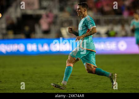 Fort Lauderdale, USA, 20. Juli 2024, Robi Taylor beim Spiel Inter Miami CF gegen Chicago FC, MLS, Foto: Chris Arjoon/American Presswire Stockfoto