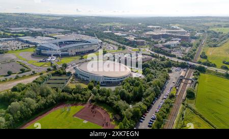 Das Toughsheet Community Stadium ist das Heimstadion der Bolton Wanderers F.C. in Horwich, Greater Manchester Stockfoto