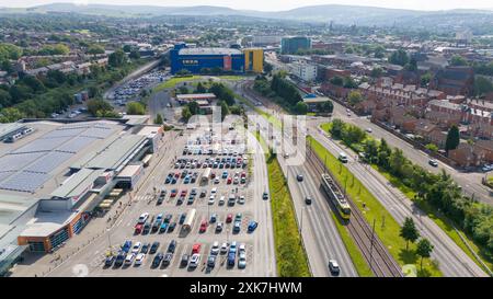 IKEA am Lord Sheldon Way, Ashton-under-Lyne, Tameside, Stockfoto