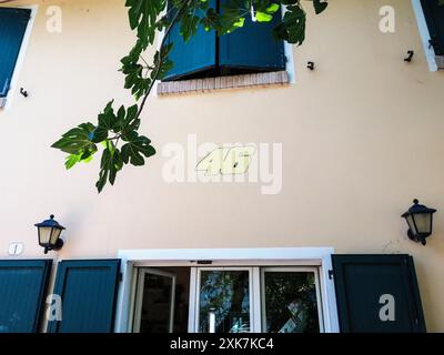 Italien, Piavola, Borello, Restaurant vor Ort Stockfoto