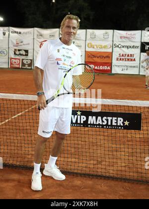 Milano Marittima (RA), Tennis-Turnier „VIP Master“. Auf dem Foto: Jimmy Ghione Stockfoto