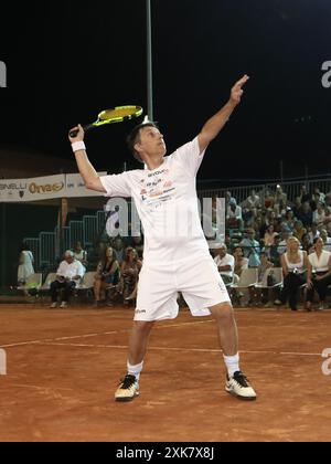 Milano Marittima (RA), Tennis-Turnier „VIP Master“. Auf dem Foto: Ubaldo Pantani Stockfoto