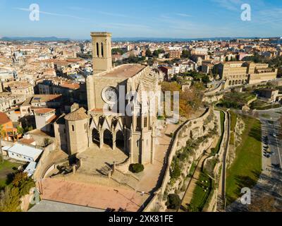 Stiftsbasilika Santa Maria in Manresa, Stockfoto