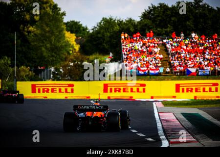04 Lando Norris, (GRB) McLaren Mercedes während des ungarischen GP, Budapest 18-21 Juli 2024 Formel-1-Weltmeisterschaft 2024. Stockfoto