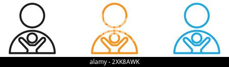 Schutzsymbol Vektor-Logo-Set Sammlung oder Bündelpackung Stock Vektor