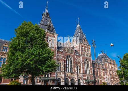 Rijksmuseum, das Nationalmuseum der Niederlande in Amsterdam, das der niederländischen Kunst und Geschichte gewidmet ist Stockfoto