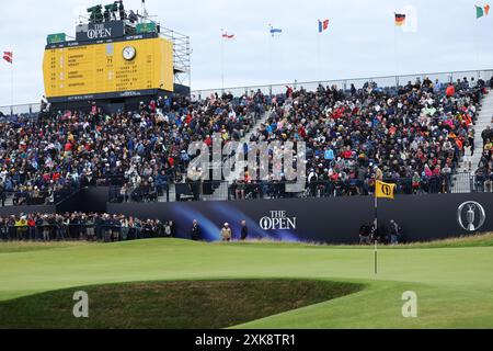 Troon, Schottland, Großbritannien. Juli 2024. Allgemeine Ansicht am 4. Tag der British Open Golf Championships 2024 im Royal Troon Golf Club in Troon, Schottland, am 21. Juli 2024. Kredit: Koji Aoki/AFLO SPORT/Alamy Live News Kredit: Aflo Co. Ltd./Alamy Live News Stockfoto