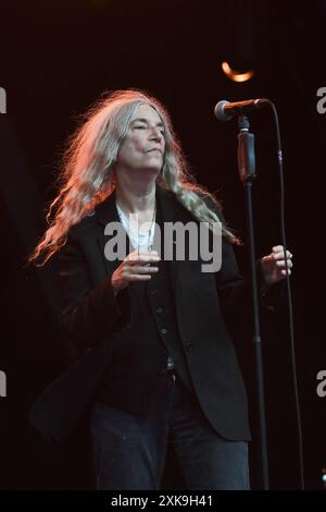 London, Großbritannien. Juli 2024. LONDON, ENGLAND – 21. JULI: Patti Smith trat am 21. Juli 2024 im Somerset House auf. CAP/MAR © MAR/Capital Pictures Credit: Capital Pictures/Alamy Live News Stockfoto