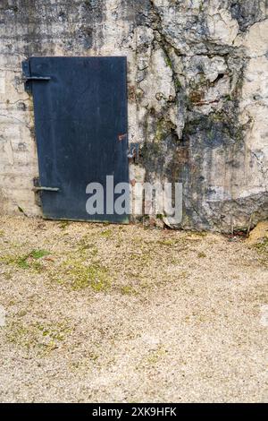 Der Assenois-Bunkerplatz bei Fortin Boggess bei Bastogne Stockfoto