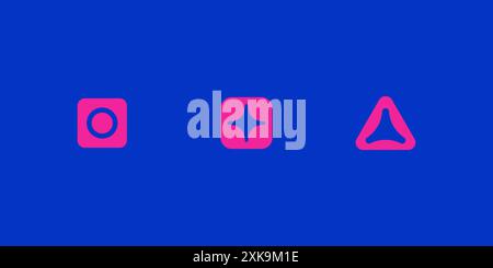 Y2K-Ästhetik. Y2K-Designelemente. Stock Vektor