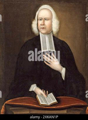 GEORGE WHITEFIELD 1714–1770) englischer anglikanischer Minister und einer der Gründer des Methodismus, etwa 1745 von Joseph Badger. Stockfoto