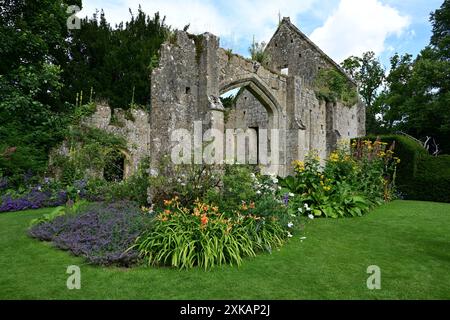 Sudeley Castle, die Zehntscheune, Cotswolds, England Stockfoto