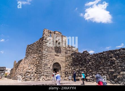 Qasr Al-Azraq, römische Festung, Ayyubid Wüstenburg, Azraq, Jordanien, Hauptquartier von Lawrence von Arabien im Jahr 1917 Stockfoto