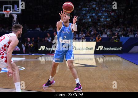 Thomas Walkup (Griechenland). FIBA Olympisches Qualifikationsturnier. Piräus 2024. Stockfoto