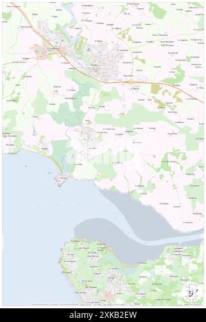 Billiers, Morbihan, FR, Frankreich, Bretagne, n 47 31' 54'', S 2 29' 21'', Karte, Cartascapes Map, veröffentlicht 2024. Erkunden Sie Cartascapes, eine Karte, die die vielfältigen Landschaften, Kulturen und Ökosysteme der Erde enthüllt. Reisen Sie durch Zeit und Raum und entdecken Sie die Verflechtungen der Vergangenheit, Gegenwart und Zukunft unseres Planeten. Stockfoto