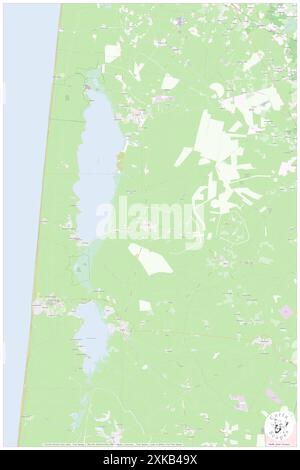 Carcans, Gironde, FR, Frankreich, Nouvelle-Aquitaine, n 45 4' 42'', S 1 2' 39'', Karte, Cartascapes Map, veröffentlicht 2024. Erkunden Sie Cartascapes, eine Karte, die die vielfältigen Landschaften, Kulturen und Ökosysteme der Erde enthüllt. Reisen Sie durch Zeit und Raum und entdecken Sie die Verflechtungen der Vergangenheit, Gegenwart und Zukunft unseres Planeten. Stockfoto